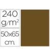 CARTULINA LIDERPAPEL 50X65 CM MARRON 240 GR UNIDAD