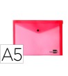 CARPETA LIDERPAPEL DOSSIER BROCHE 34350 POLIPROPILENO DIN A5 ROJA T...