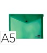 CARPETA LIDERPAPEL DOSSIER BROCHE 34353 POLIPROPILENO DIN A5 VERDE ...
