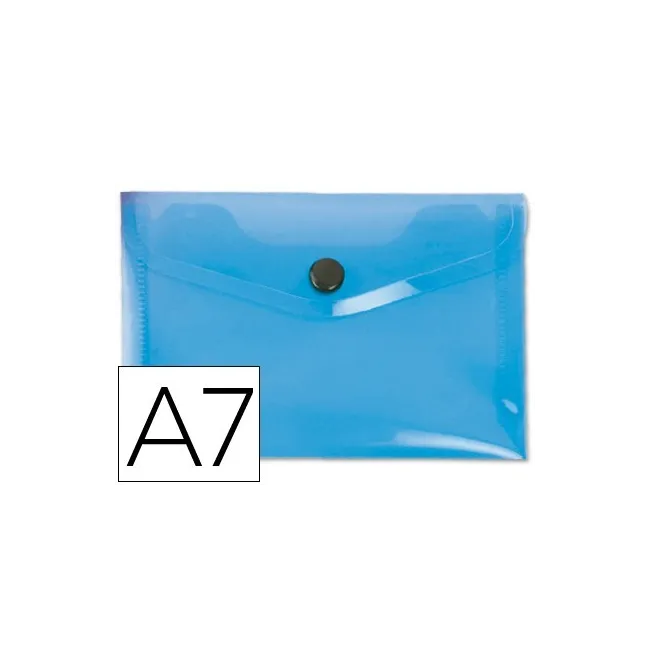 CARPETA LIDERPAPEL DOSSIER BROCHE 44222 POLIPROPILENO DIN A7 AZUL S...