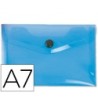 CARPETA LIDERPAPEL DOSSIER BROCHE 44222 POLIPROPILENO DIN A7 AZUL S...