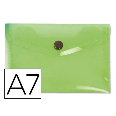 CARPETA LIDERPAPEL DOSSIER BROCHE 44223 POLIPROPILENO DIN A7 VERDE ...