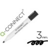 ROTULADOR Q-CONNECT PIZARRA BLANCA COLOR NEGRO PUNTA REDONDA 3.0 MM