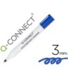 ROTULADOR Q-CONNECT PIZARRA BLANCA COLOR AZUL PUNTA REDONDA 3.0 MM