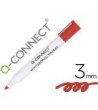 ROTULADOR Q-CONNECT PIZARRA BLANCA COLOR ROJO PUNTA REDONDA 3.0 MM