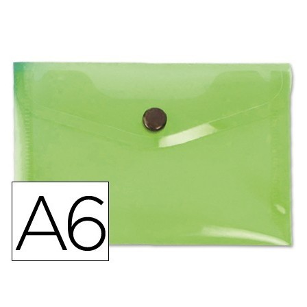 CARPETA LIDERPAPEL DOSSIER BROCHE 44233 POLIPROPILENO DIN A6 VERDE ...