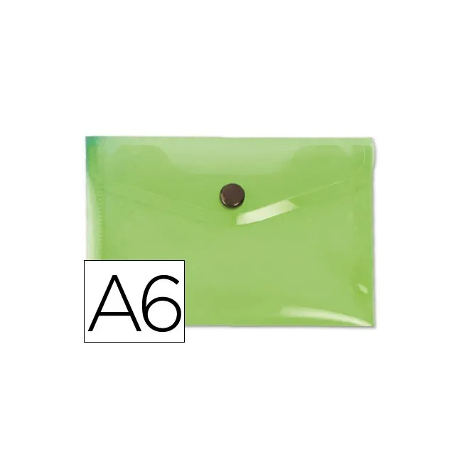 CARPETA LIDERPAPEL DOSSIER BROCHE 44233 POLIPROPILENO DIN A6 VERDE ...