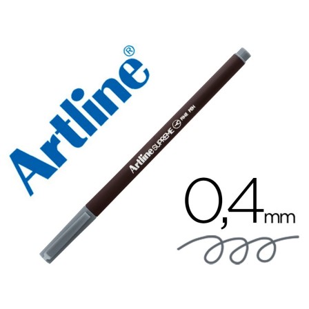 ROTULADOR ARTLINE SUPREME EPFS200 FINE LINER PUNTA DE FIBRA GRIS 0,...