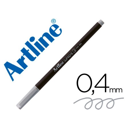 ROTULADOR ARTLINE SUPREME EPFS200 FINE LINER PUNTA DE FIBRA GRIS CL...