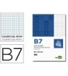 BLOC NOTAS LIDERPAPEL CUADRO 4MM B7 80 HOJAS 60G/M2 PERFORADO