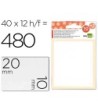 ETIQUETAS LIDERPAPEL SOBRE DE 10 H. + 2 H. OBSEQUIO 10X20 MM -35 UN...