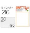 ETIQUETAS LIDERPAPEL SOBRE DE 10 H. + 2 H. OBSEQUIO 12X30 MM -18 UN...