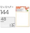 ETIQUETAS LIDERPAPEL SOBRE DE 10 H. + 2 H. OBSEQUIO 14X48 MM -10 UN...
