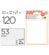 ETIQUETAS LIDERPAPEL SOBRE DE 10 H. + 2 H. OBSEQUIO 14X53 MM -10 UN...