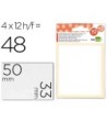 ETIQUETAS LIDERPAPEL SOBRE DE 10 H. + 2 H. OBSEQUIO 33X50 MM -4 UNI...