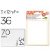 ETIQUETAS LIDERPAPEL SOBRE DE 10 H. + 2 H. OBSEQUIO 34X70 MM -3 UNI...