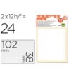 ETIQUETAS LIDERPAPEL SOBRE DE 10 H. + 2 H. OBSEQUIO 38X102 MM -2 UN...