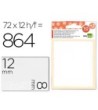 ETIQUETAS LIDERPAPEL SOBRE DE 10 H. + 2 H. OBSEQUIO 8X12 MM -72 UNI...