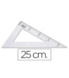 CARTABON LIDERPAPEL 25 CM PLASTICO CRISTAL