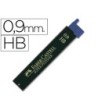 MINAS FABER GRAFITO 9069 0,9 MM HB -ESTUCHE DE 12 MINAS