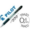 BOLIGRAFO PILOT SUPER GRIP NEGRO RETRACTIL SUJECION DE CAUCHO TINTA...