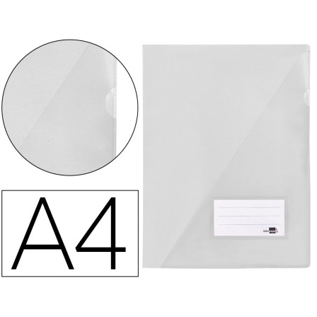 CARPETA LIDERPAPEL DOSSIER A4 UÑERO TRANSPARENTE