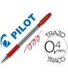 BOLIGRAFO PILOT BPS-GP ROJO -SUJECION DE CAUCHO -TINTA BASE DE ACEI...