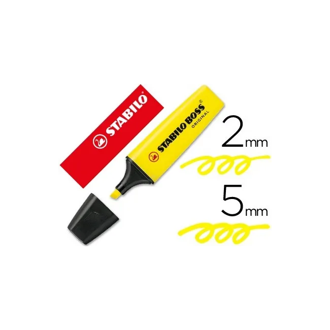 ROTULADOR STABILO BOSS FLUORESCENTE 70 AMARILLO