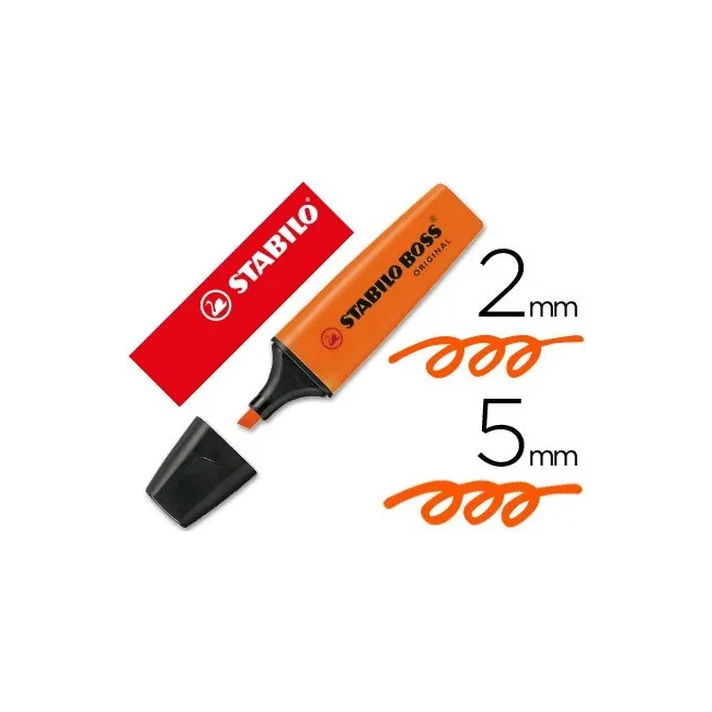 ROTULADOR STABILO BOSS FLUORESCENTE 70 NARANJA