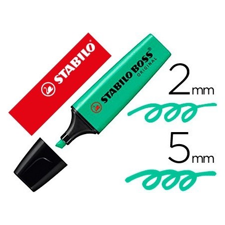 ROTULADOR STABILO BOSS FLUORESCENTE 70 TURQUESA