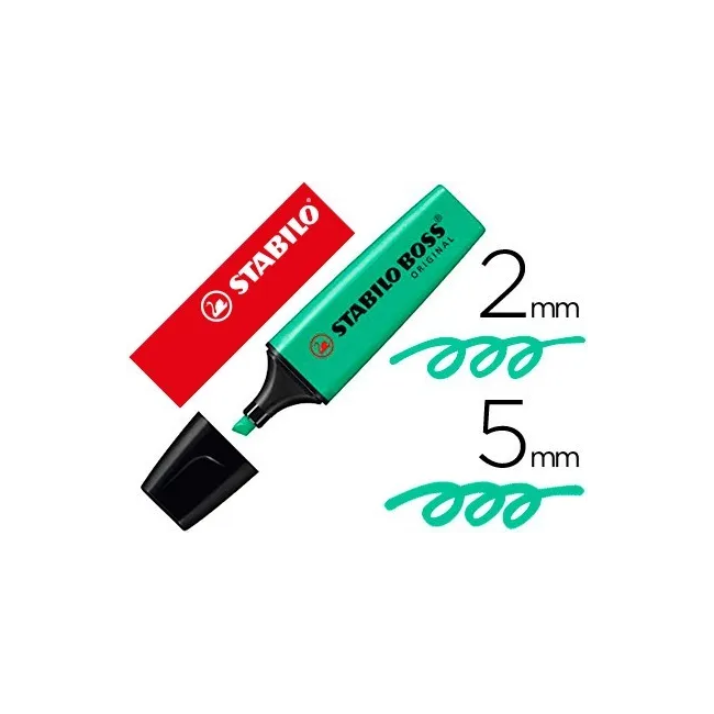 ROTULADOR STABILO BOSS FLUORESCENTE 70 TURQUESA