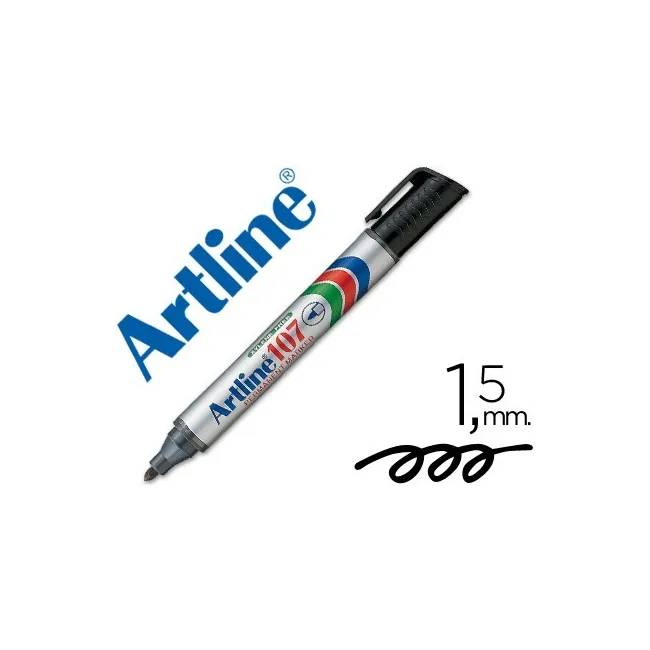 ROTULADOR ARTLINE MARCADOR PERMANENTE 107 NEGRO -PUNTA REDONDA