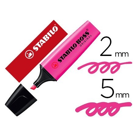 ROTULADOR STABILO BOSS FLUORESCENTE 70 MAGENTA