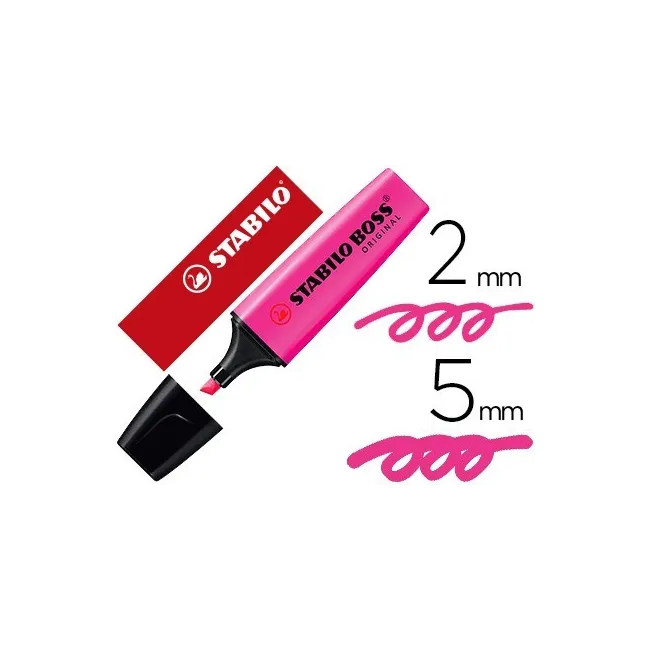 ROTULADOR STABILO BOSS FLUORESCENTE 70 MAGENTA