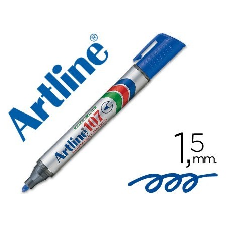 ROTULADOR ARTLINE MARCADOR PERMANENTE 107 AZUL PUNTA REDONDA