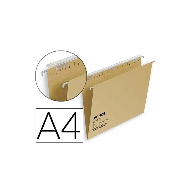 CARPETA COLGANTE FADE TIKI DIN A4 VISOR SUPERIOR 290 MM EFECTO LUPA...