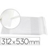 FORRALIBRO LIDERPAPEL Nº31 CON SOLAPA AJUSTABLE ADHESIVO 305 X 530 MM