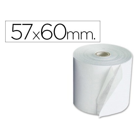 ROLLO SUMADORA EXACOMPTA ELECTRO 57 MM X 60 MM 60 G/M2