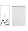 BLOC NOTAS LIDERPAPEL LISO A6 80 HOJAS 60 G/M2 PERFORADO SIN TAPA
