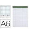 BLOC NOTAS LIDERPAPEL CUADRO 4 MM A6 80 HOJAS 60 G/M2 PERFORADO SIN...