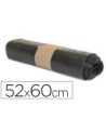 BOLSA BASURA DOMESTICA BIZNAGA NEGRA 52X60CM GALGA 80 ROLLO DE 20 U...