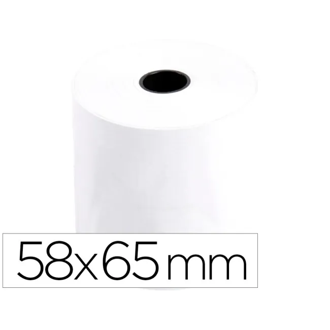 ROLLO SUMADORA ELECTRO 58 MM ANCHO X 65 MM DIAMETRO