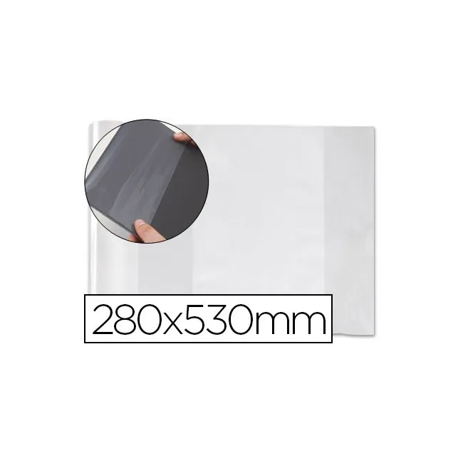 FORRALIBRO PVC CON SOLAPA AJUSTABLE ADHESIVO 280X530 MM APLI