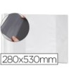 FORRALIBRO PVC CON SOLAPA AJUSTABLE ADHESIVO 280X530 MM APLI