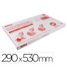 FORRALIBRO PVC CON SOLAPA AJUSTABLE ADHESIVO 290X530 MM APLI