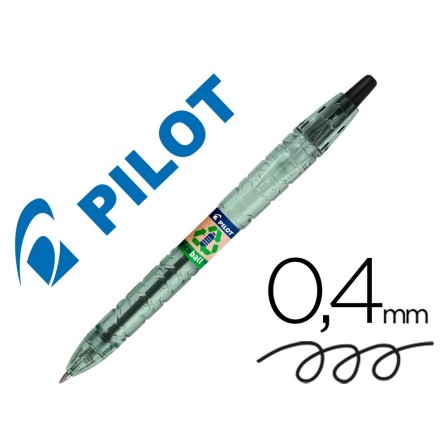 BOLIGRAFO PILOT ECOBALL PLASTICO RECICLADO TINTA ACEITE PUNTA DE BO...