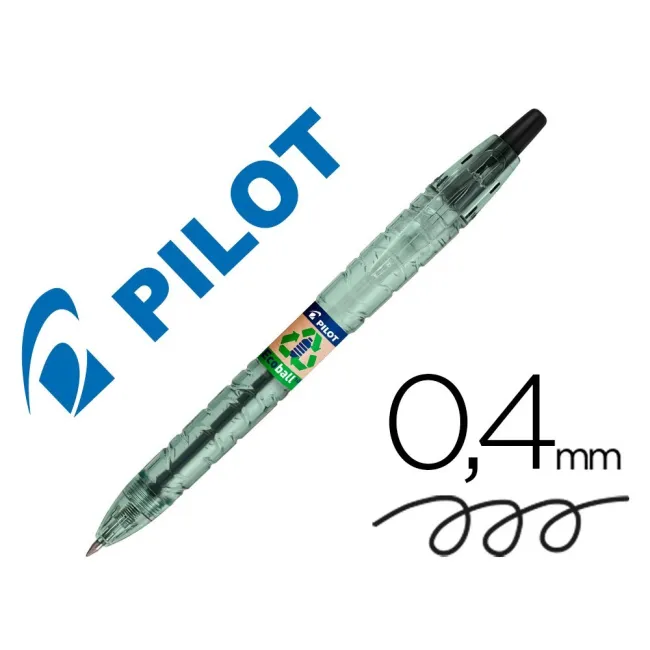 BOLIGRAFO PILOT ECOBALL PLASTICO RECICLADO TINTA ACEITE PUNTA DE BO...