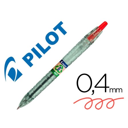BOLIGRAFO PILOT ECOBALL PLASTICO RECICLADO TINTA ACEITE PUNTA DE BO...