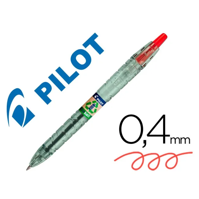 BOLIGRAFO PILOT ECOBALL PLASTICO RECICLADO TINTA ACEITE PUNTA DE BO...