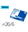 GRAPAS PETRUS Nº 26/6 -GALVANIZADA -CAJA DE 1000